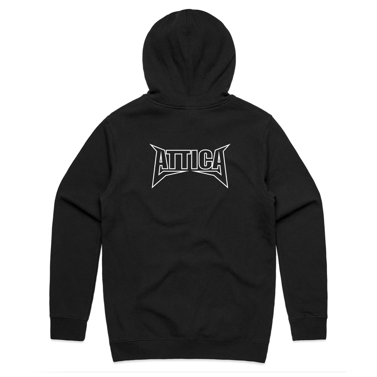 ATTICA 'MENTAL' Hooded Jumper - Black