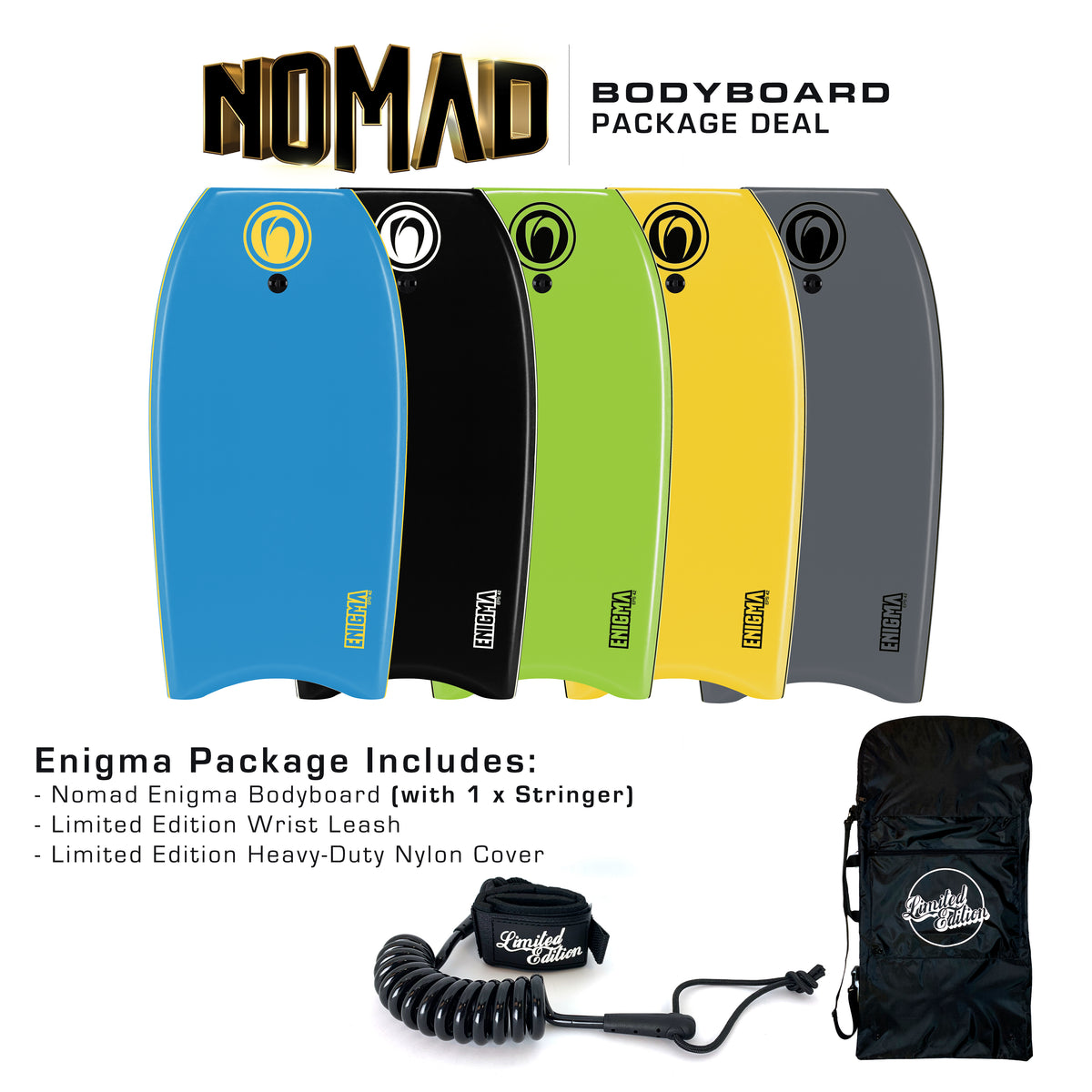 Bodyboard Package Deal - Enigma Bodyboard Pack
