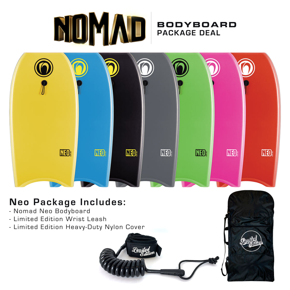 Bodyboard Package Deal - Neo Bodyboard Pack