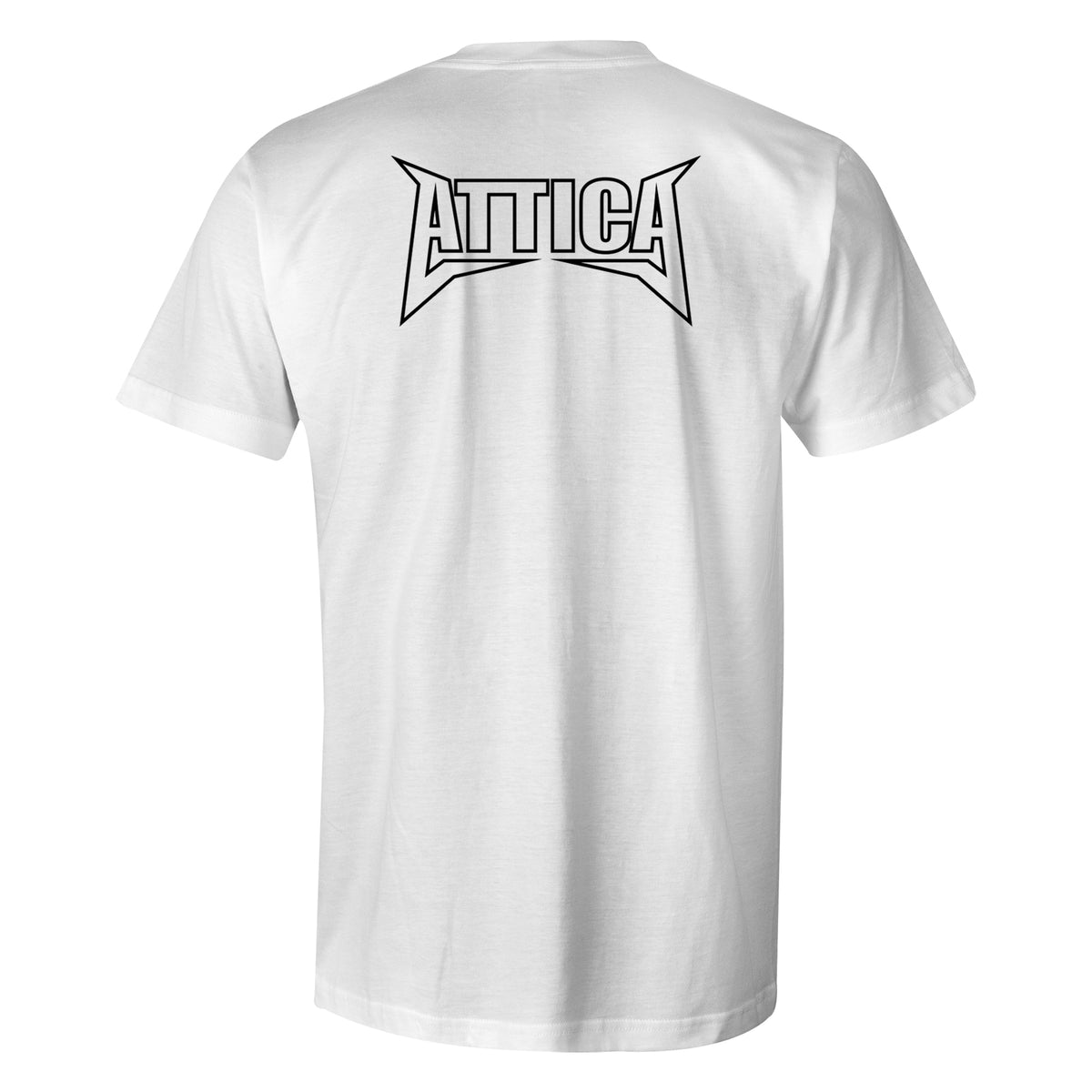 ATTICA 'Mental' T-Shirt - White - Nomad Bodyboards