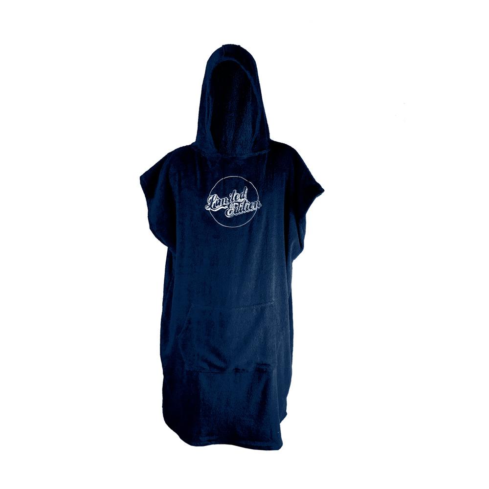 Limited Edition Poncho Towel - Midnight Blue and White - Nomad Bodyboards