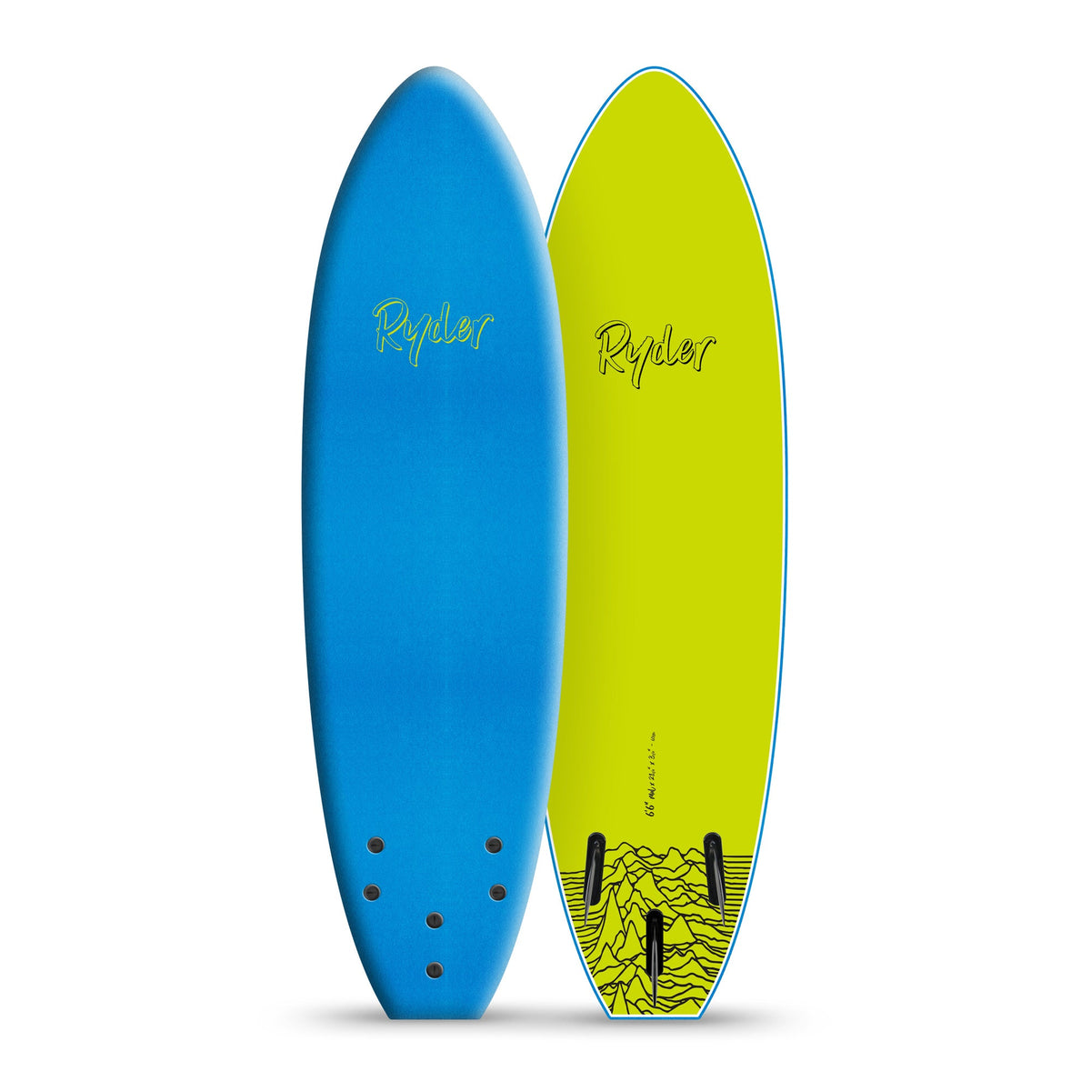 Mal Series | 6ft6in Soft Surfboard - Az Blue