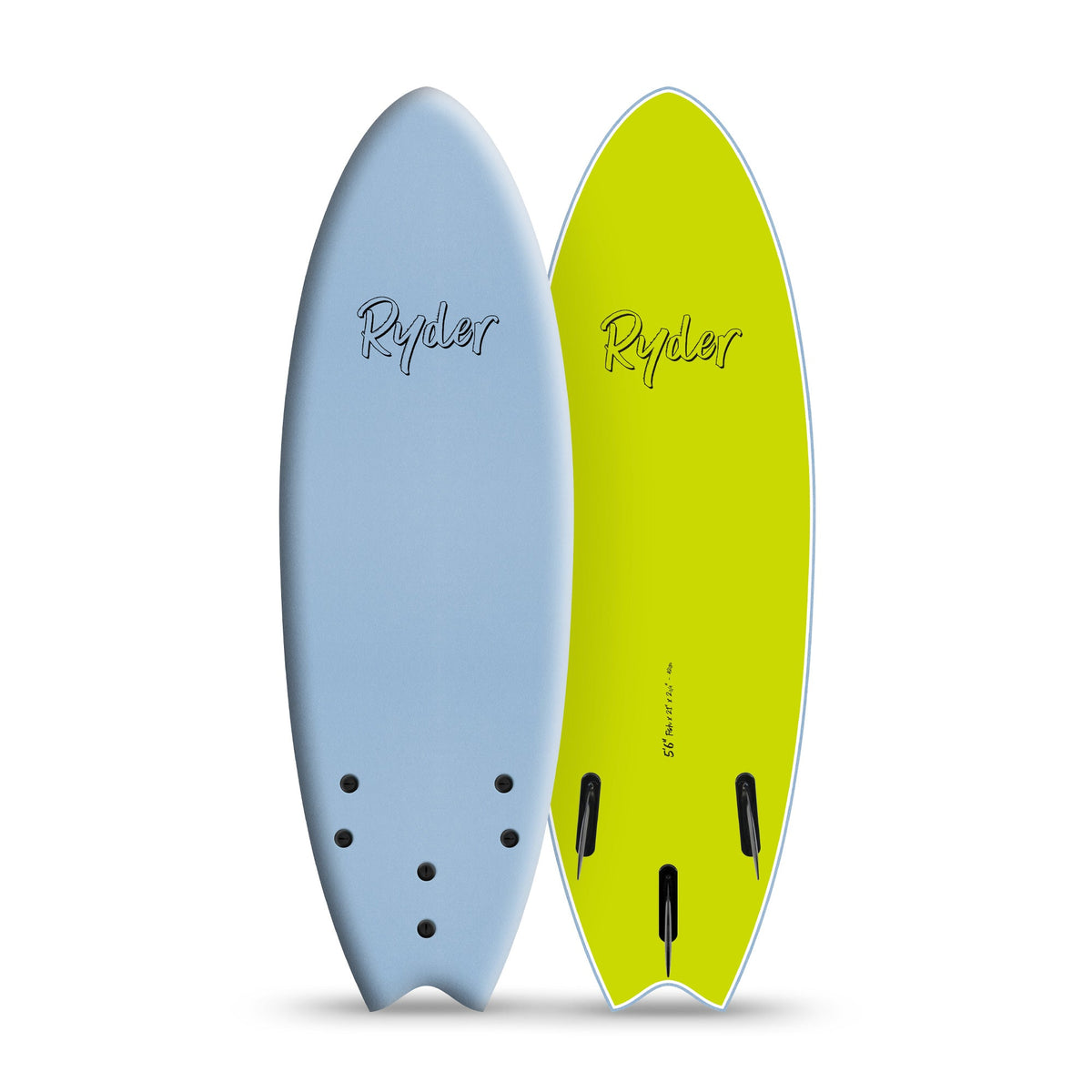 Ryder Fish Series | 5ft6in Soft Surfboard - Ocean Blue
