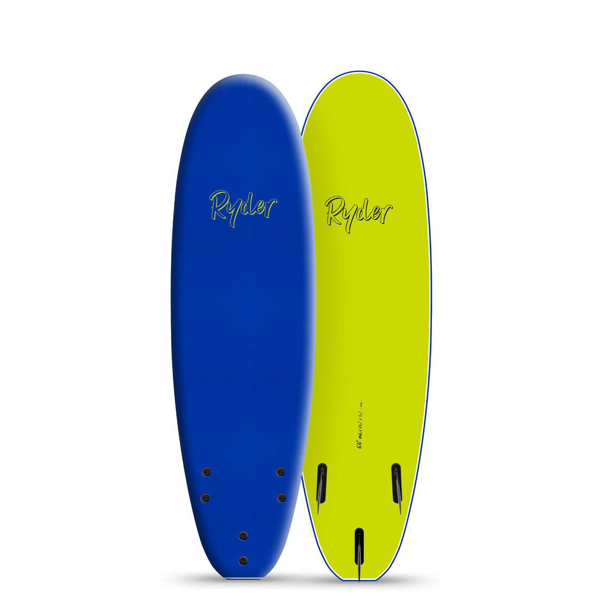 Ryder Mal Series | 6ft6in Soft Surfboard - Navy Blue