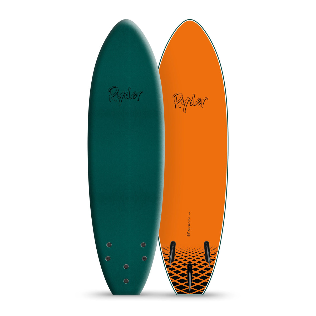 Ryder Mal Series | 6ft6in Soft Surfboard - Mallard Green