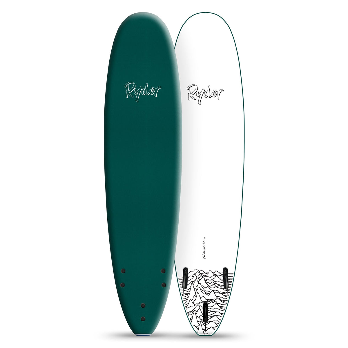 Ryder Mal Series | 7ft6in Soft Surfboard - Mallard Green