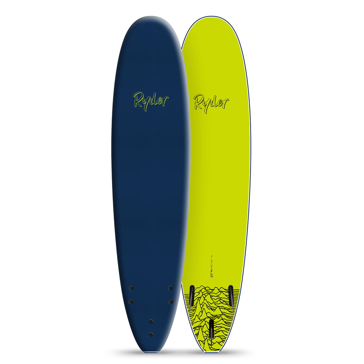 Ryder Mal Series | 8ft Soft Surfboard - Midnight Blue