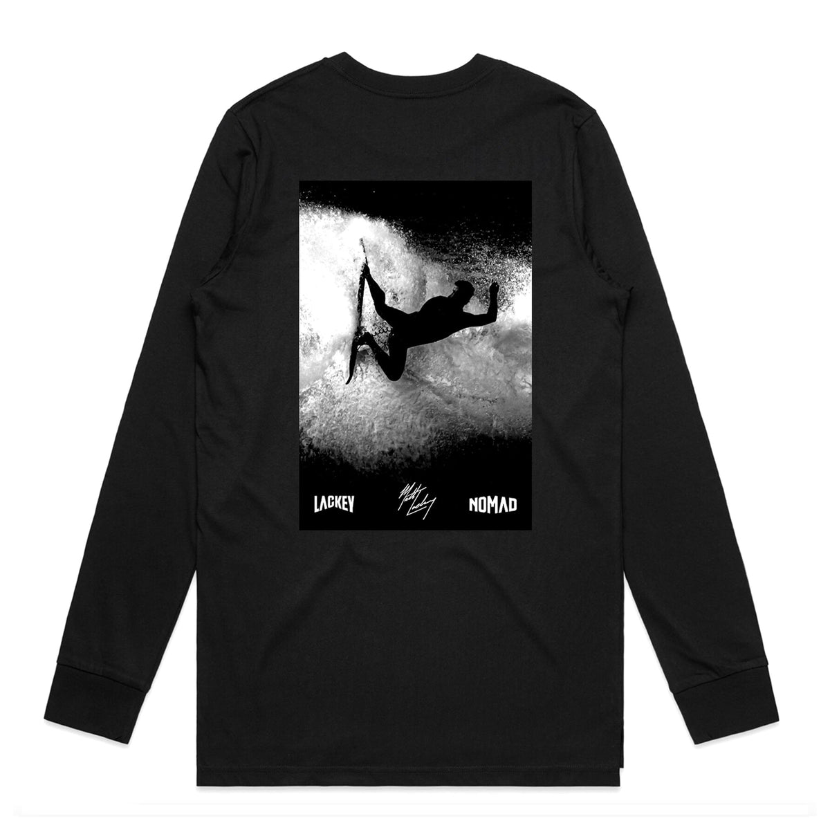 Nomad Lackey Long Sleeve T-Shirt - Black