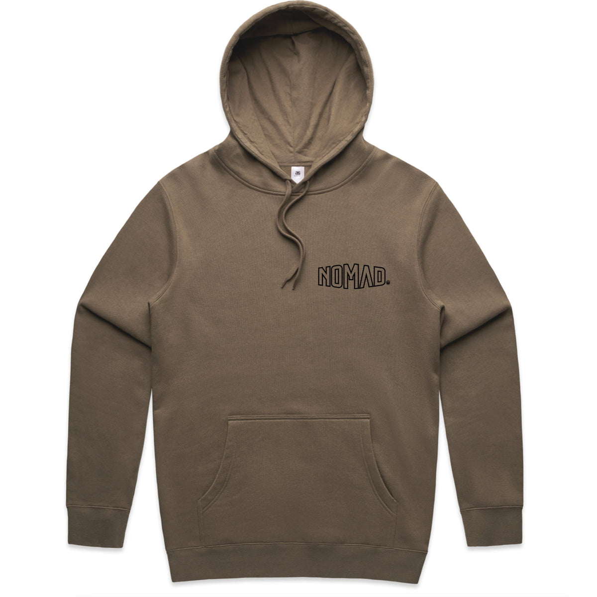 Nomad REPRESENT Hooded Jumper - Walnut