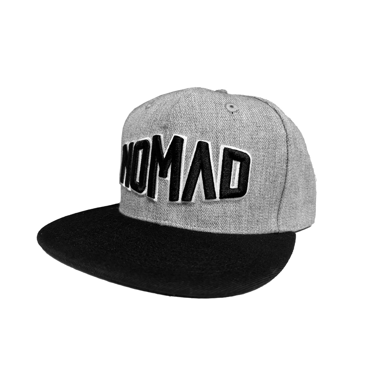 🎁 Nomad REPRESENT Snap Back Hat - Grey / Black (100% off)