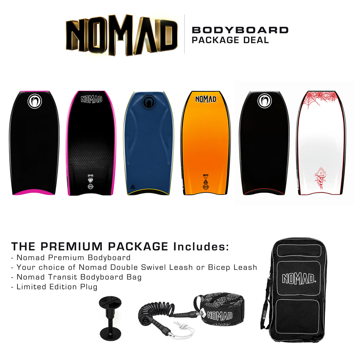 Bodyboard Package Deal - The Premium Package