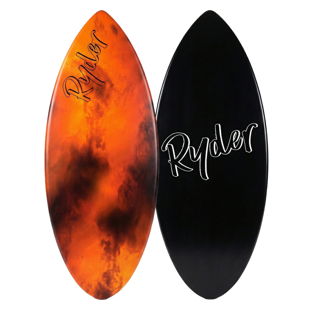 RYDER Epoxy Resin Skimboard 52″ - Orange / Black