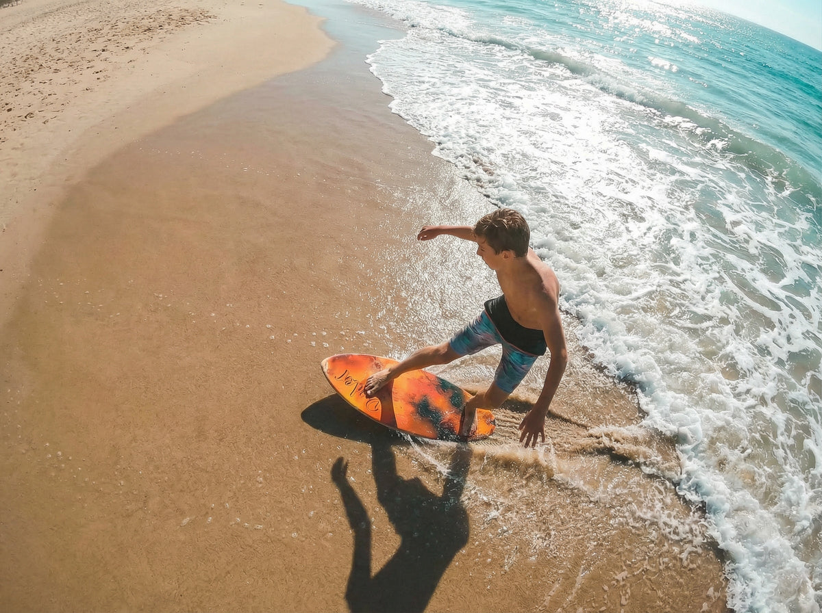 RYDER Epoxy Resin Skimboard 48″ - Blue / White
