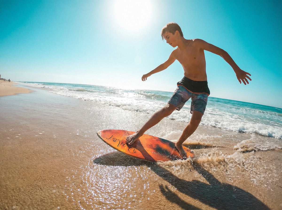 RYDER Epoxy Resin Skimboard 52″ - Lime / White