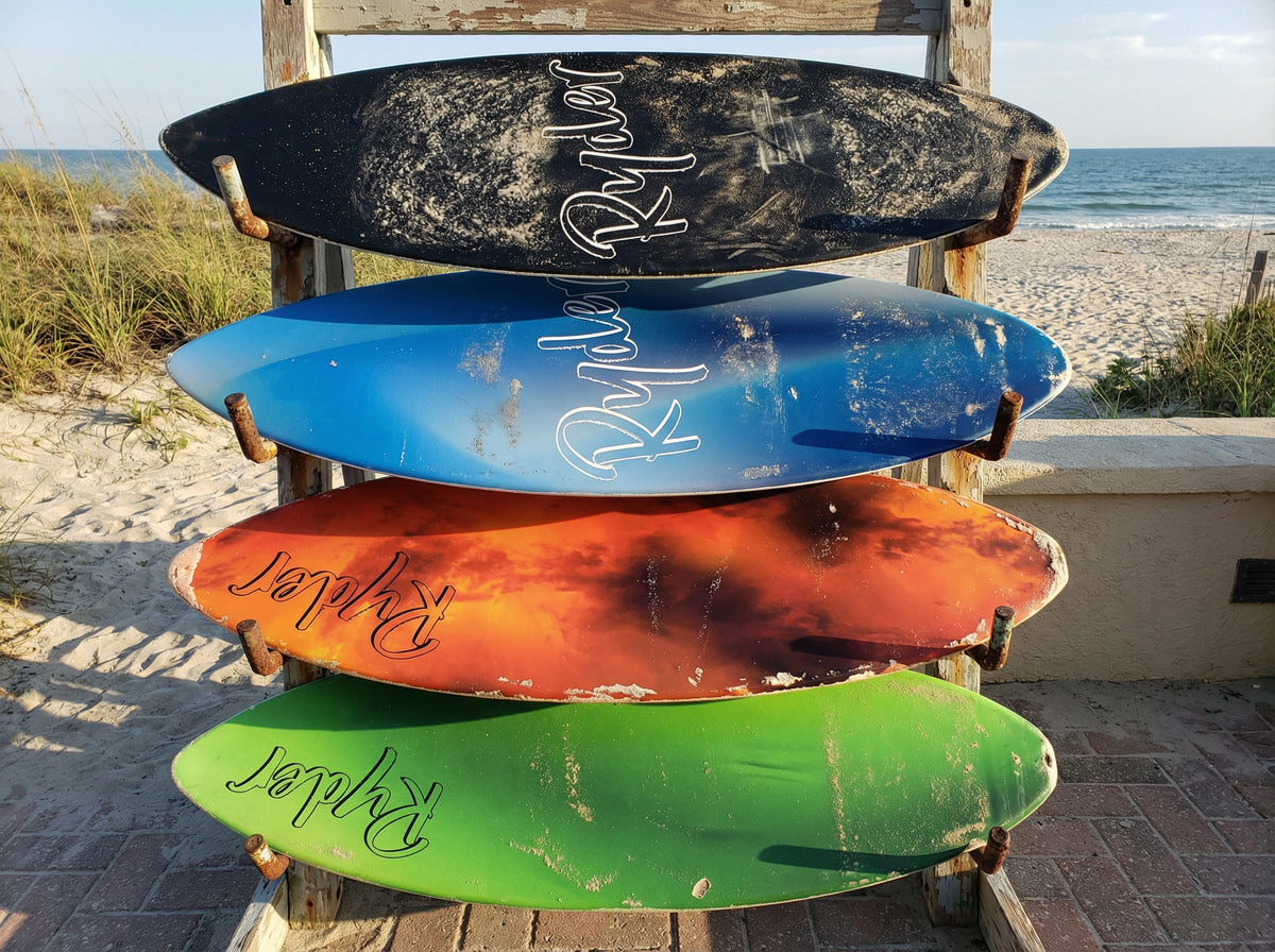 RYDER Epoxy Resin Skimboard 48″ - Blue / White