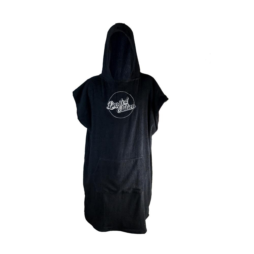 Limited Edition Poncho Towel - Black and White - Nomad Bodyboards