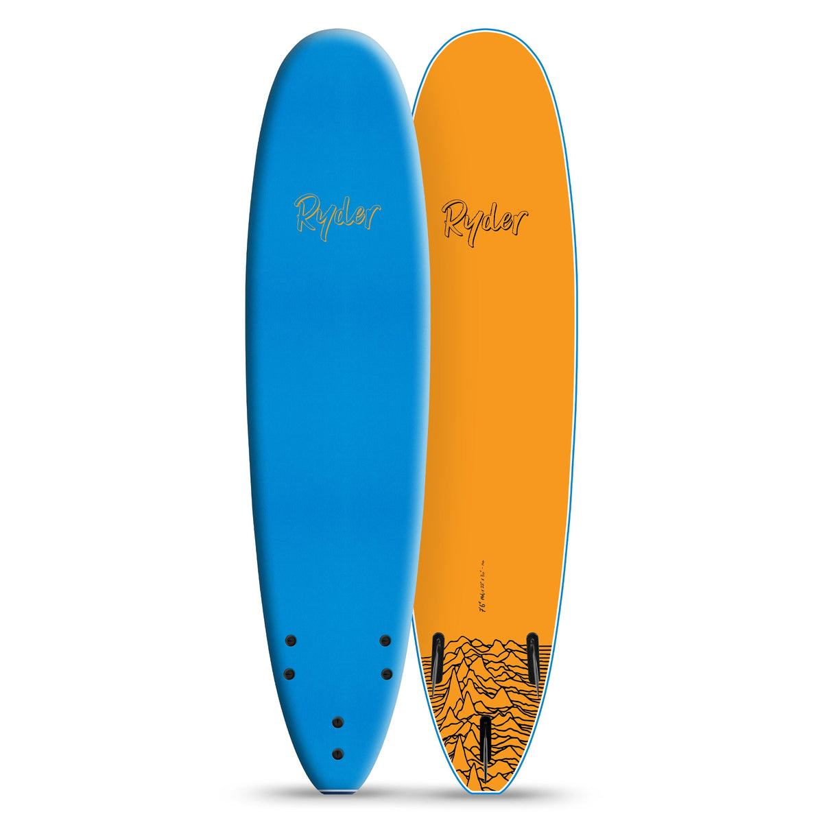 Mal Series | 7ft6in Soft Surfboard - Dazzling Blue