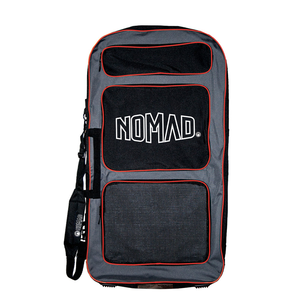 Nomad Transit Bodyboard Cover - Grey / Black / Red - Nomad Bodyboards